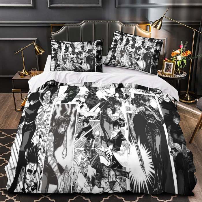 Jujutsu Kaisen Bedding Set Duvet Cover Without Filler