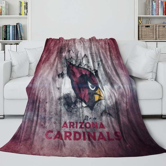 Arizona Cardinals Blanket Flannel Fleece Throw Room Decoration