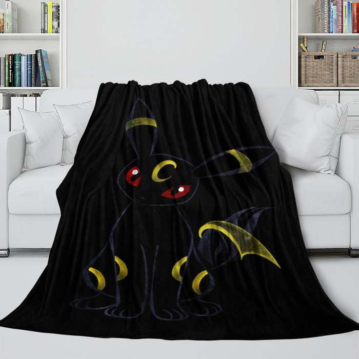 Pokemon Umbreon Blanket Flannel Fleece Throw