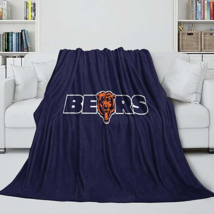 Chicago Bears Blanket Flannel Fleece Throw Room Decoration