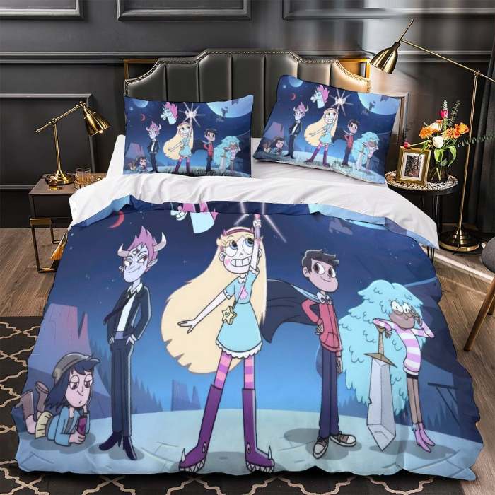 Star Vs The Forces Of Evil Bedding Set Duvet Cover Without Filler