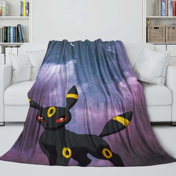 Pokemon Umbreon Blanket Flannel Fleece Throw