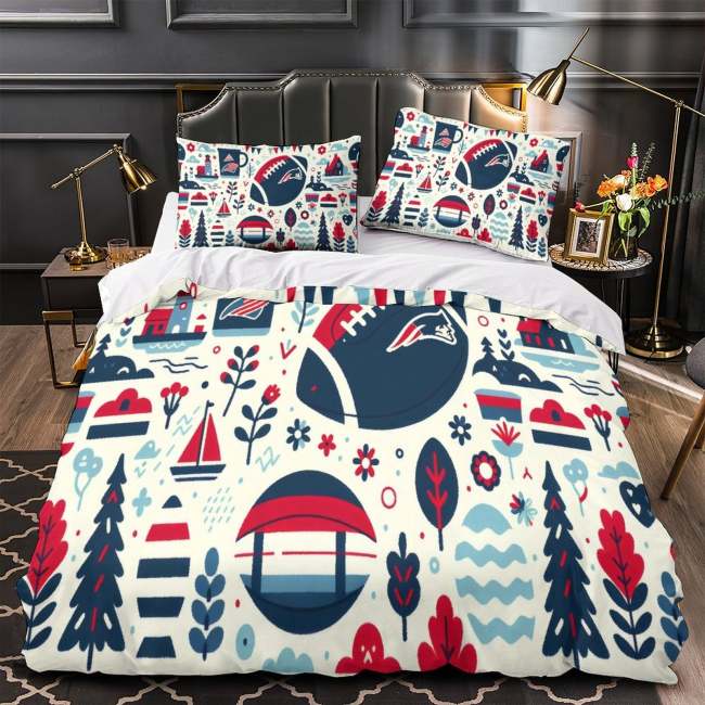 England Patriots Bedding Set Duvet Cover Without Filler