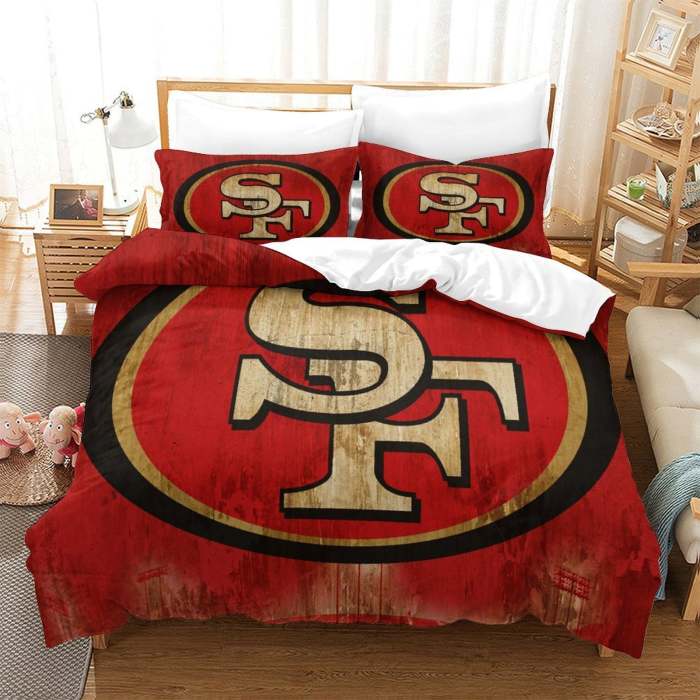 San Francisco 49Ers Bedding Set Duvet Cover Without Filler