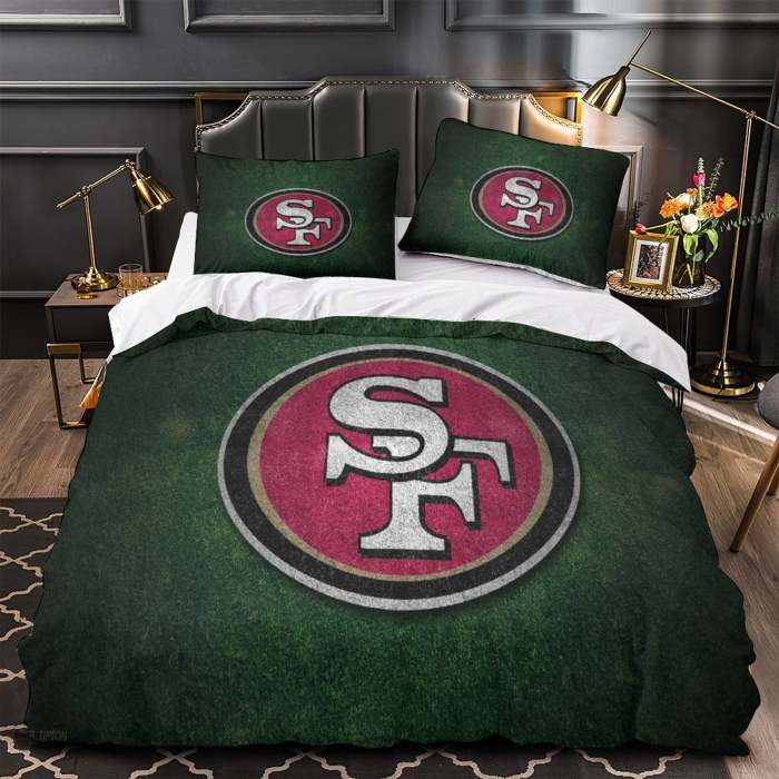 San Francisco 49Ers Bedding Set Duvet Cover Without Filler