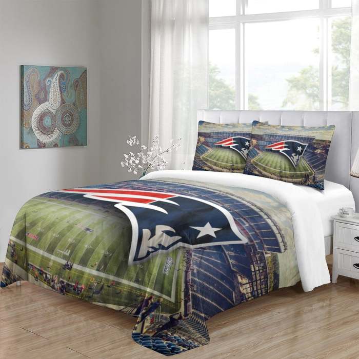 England Patriots Bedding Set Duvet Cover Without Filler