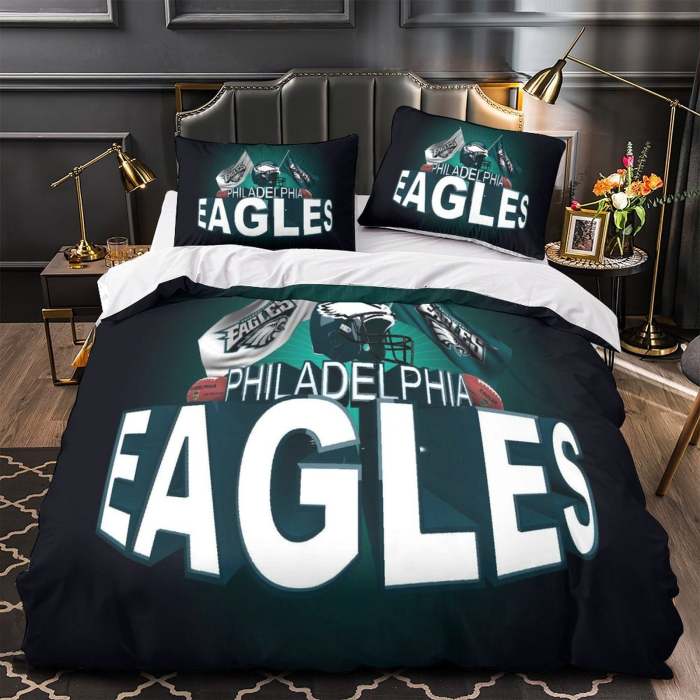 Philadelphia Eagles Bedding Set Duvet Cover Without Filler