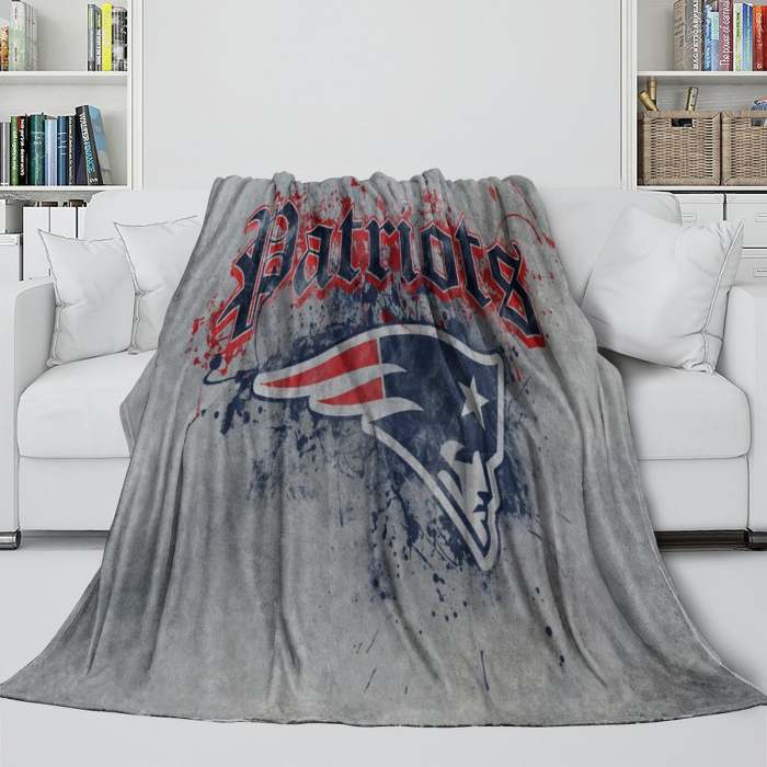 England Patriots Blanket Flannel Fleece Throw Room Decoration