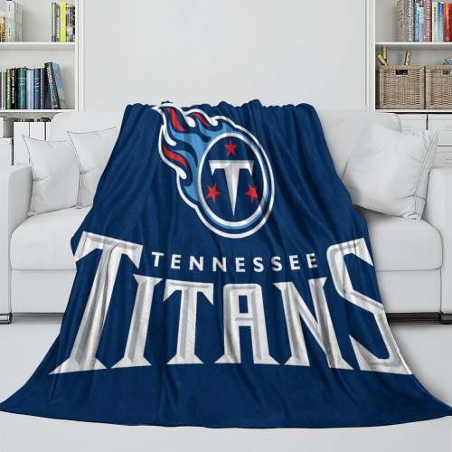 Tennessee Titans Blanket Flannel Fleece Throw Room Decoration