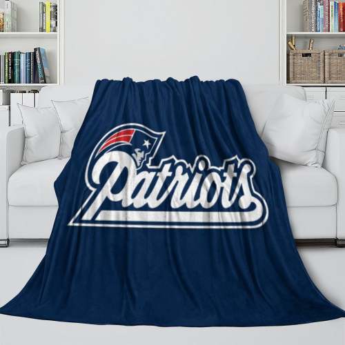 England Patriots Blanket Flannel Fleece Throw Room Decoration