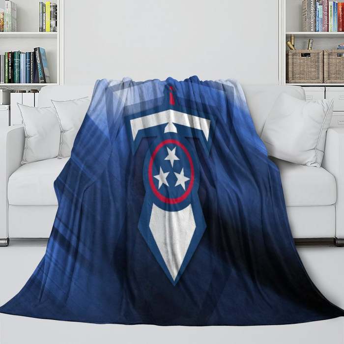 Tennessee Titans Blanket Flannel Fleece Throw Room Decoration