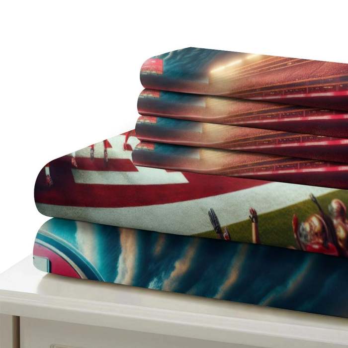 San Francisco 49Ers Bedding Set Duvet Cover Without Filler