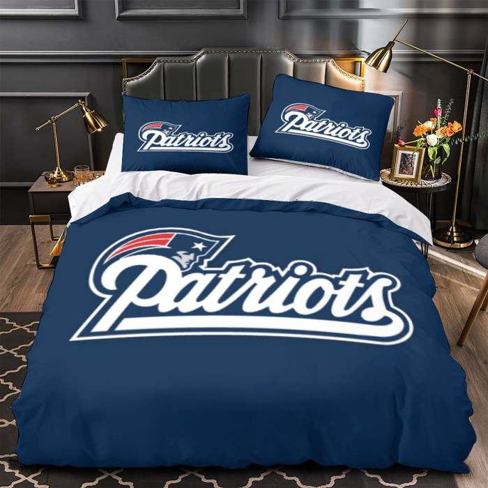 England Patriots Bedding Set Duvet Cover Without Filler