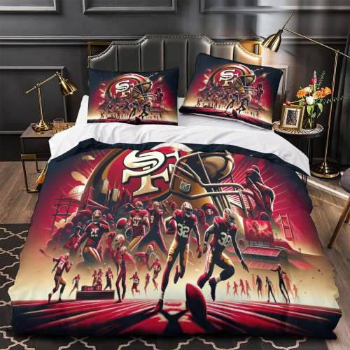 San Francisco 49Ers Bedding Set Duvet Cover Without Filler
