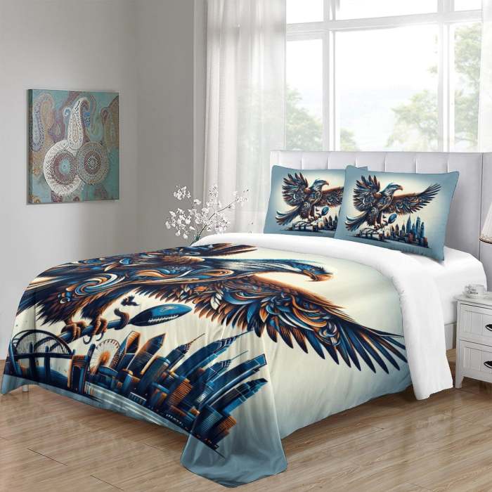 Philadelphia Eagles Bedding Set Duvet Cover Without Filler