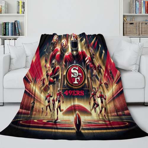 San Francisco 49Ers Blanket Flannel Fleece Throw Room Decoration