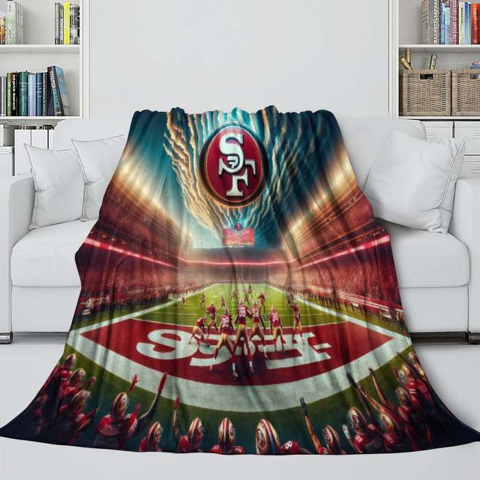 San Francisco 49Ers Blanket Flannel Fleece Throw Room Decoration