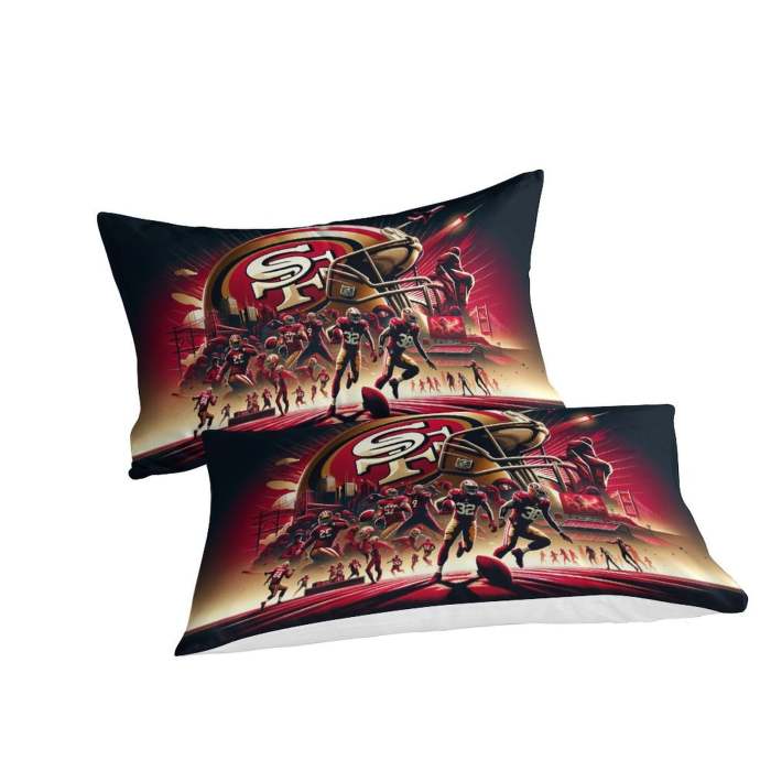 San Francisco 49Ers Bedding Set Duvet Cover Without Filler