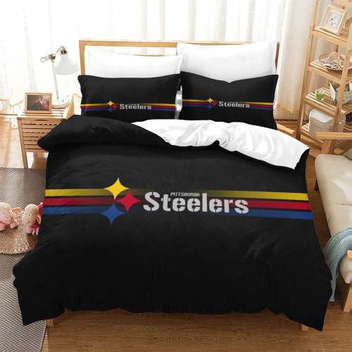 Pittsburgh Steelers Bedding Set Duvet Cover Without Filler