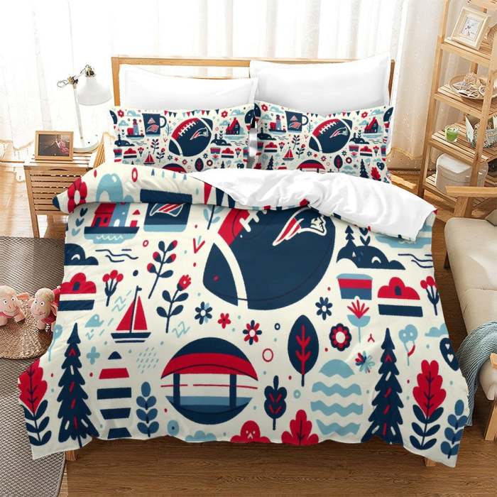 England Patriots Bedding Set Duvet Cover Without Filler
