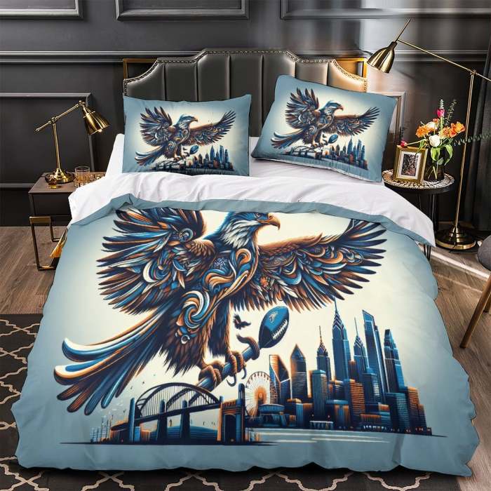 Philadelphia Eagles Bedding Set Duvet Cover Without Filler