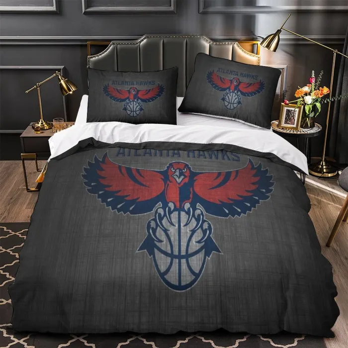 Atlanta Hawks Bedding Set Duvet Cover Without Filler