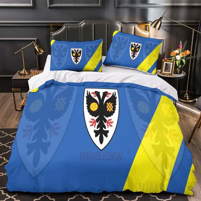 Afc Wimbledon Bedding Set Duvet Cover Without Filler