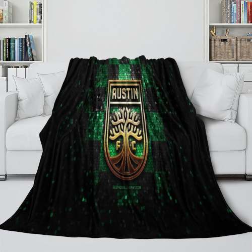 Austin Fc Blanket Flannel Fleece Throw Room Decoration