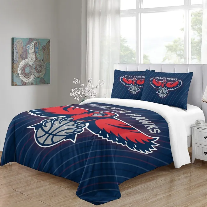 Atlanta Hawks Bedding Set Duvet Cover Without Filler