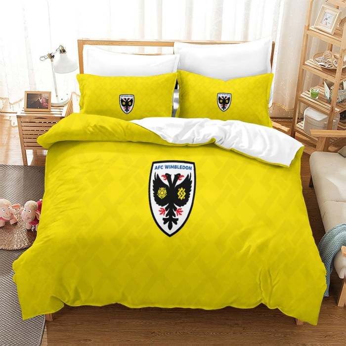 Afc Wimbledon Bedding Set Duvet Cover Without Filler