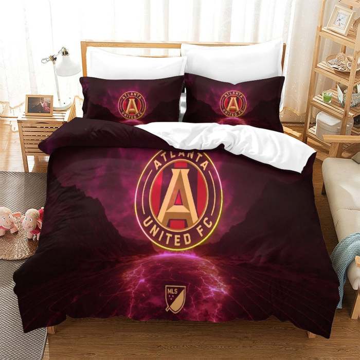 Atlanta United Fc Bedding Set Duvet Cover Without Filler