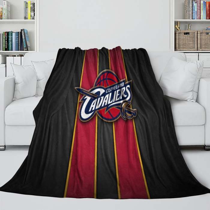 Cleveland Cavaliers Blanket Flannel Fleece Throw Room Decoration