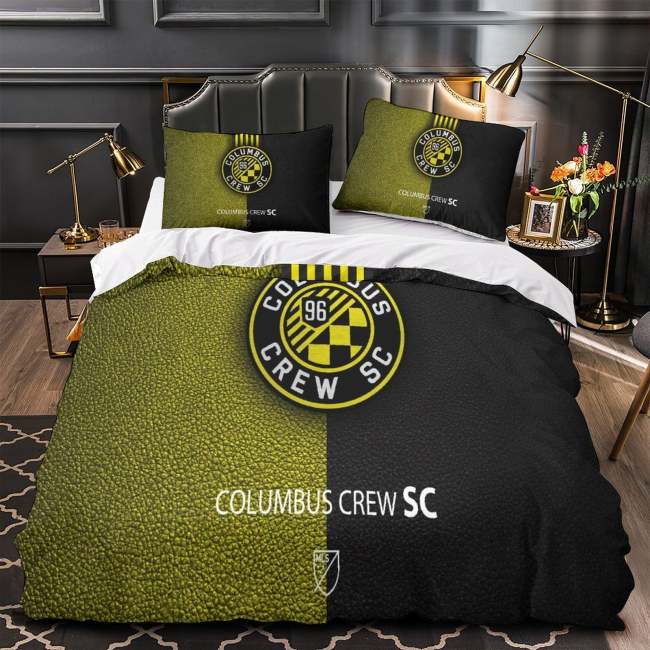 Columbus Crew Sc Bedding Set Duvet Cover Without Filler