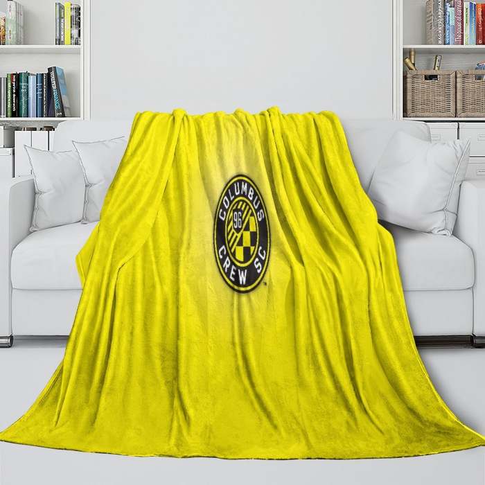 Columbus Crew Sc Blanket Flannel Fleece Throw Room Decoration