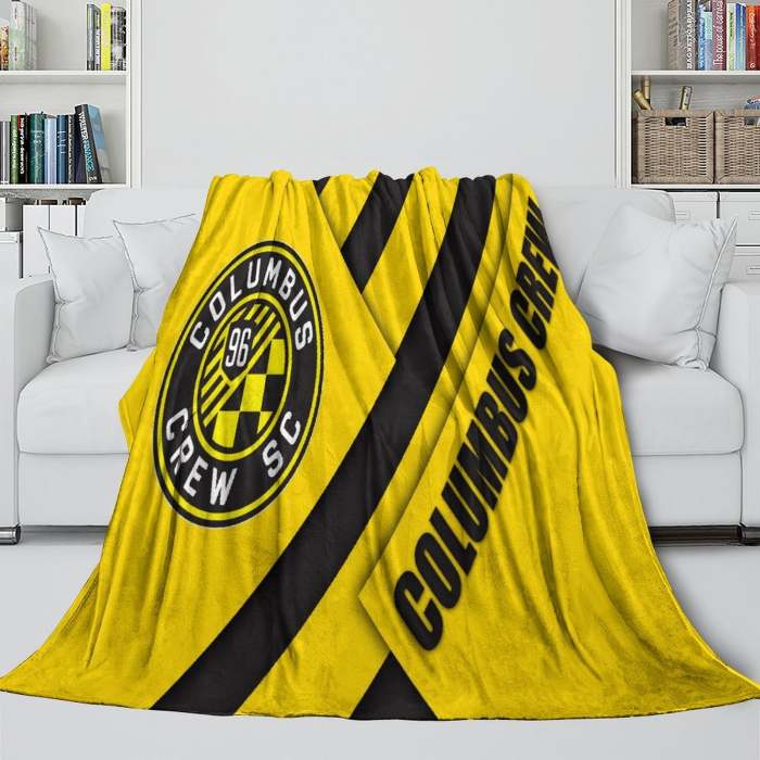 Columbus Crew Sc Blanket Flannel Fleece Throw Room Decoration