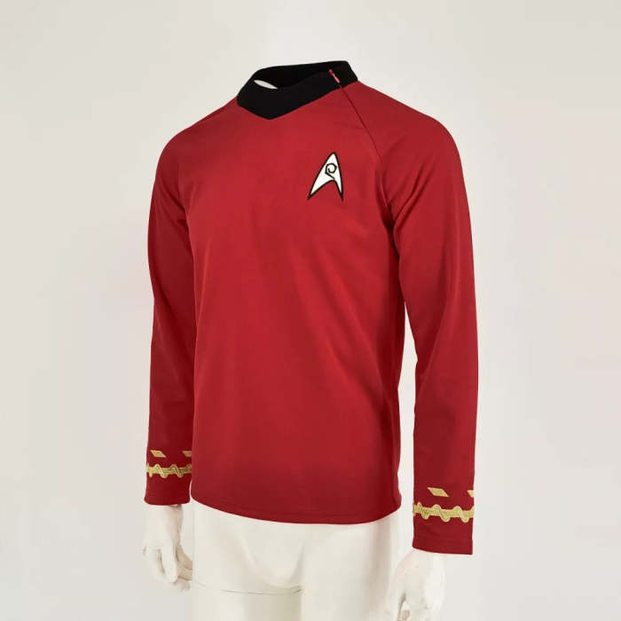 Star Trek The Original Series Tos Kirk Spock Uniform Shirt Cosplay Costume