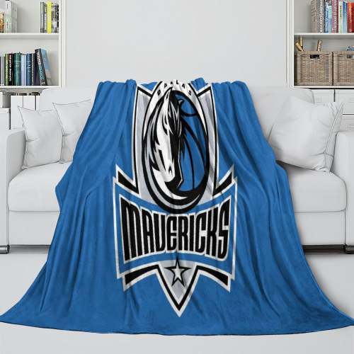Dallas Mavericks Blanket Flannel Fleece Throw Room Decoration