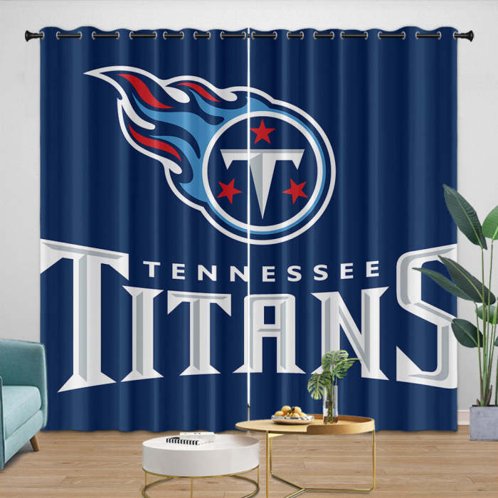 Tennessee Titans Curtains Blackout Window Drapes Room Decoration