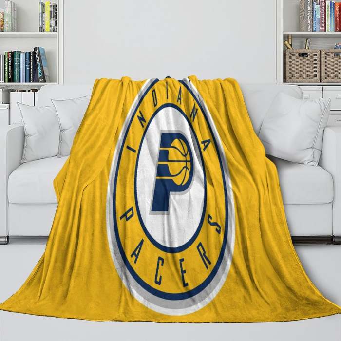 Indiana Pacers Blanket Flannel Fleece Throw Room Decoration