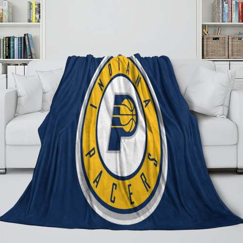 Indiana Pacers Blanket Flannel Fleece Throw Room Decoration