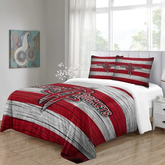 Houston Rockets Bedding Set Duvet Cover Without Filler