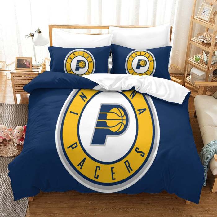 Indiana Pacers Bedding Set Duvet Cover Without Filler