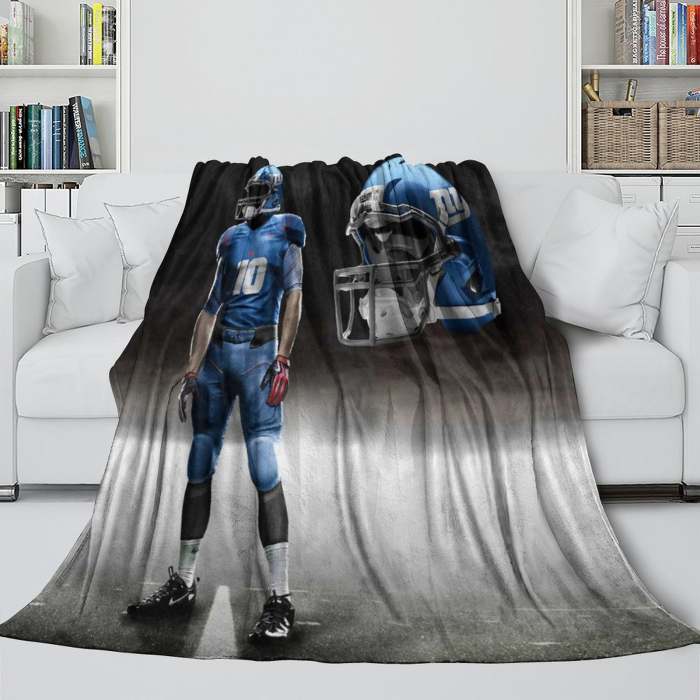 York Giants Blanket Flannel Fleece Throw Room Decoration