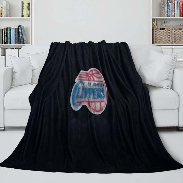 Los Angeles Clippers Blanket Flannel Fleece Throw Room Decoration
