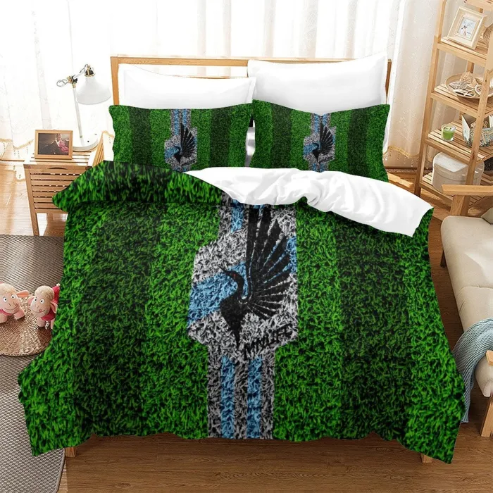 Minnesota United Fc Bedding Set Duvet Cover Without Filler