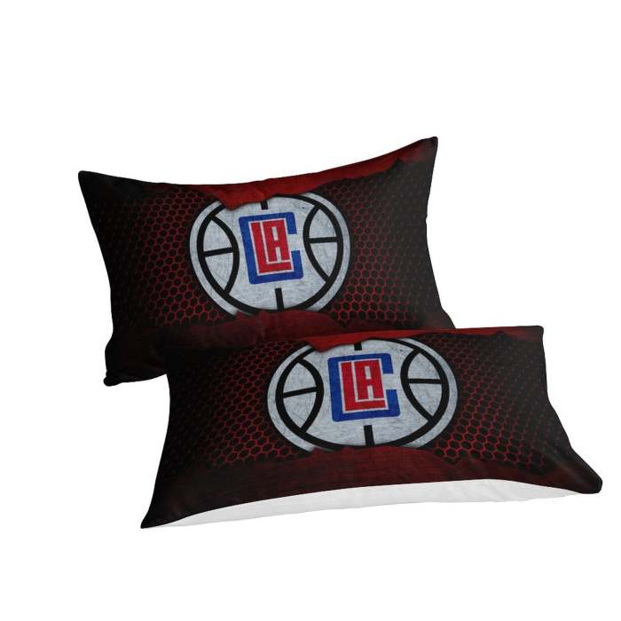 Los Angeles Clippers Bedding Set Duvet Cover Without Filler