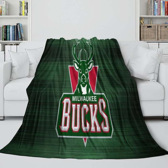 Milwaukee Bucks Blanket Flannel Fleece Throw Room Decoration