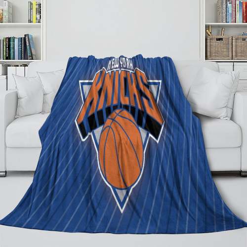 York Knicks Blanket Flannel Fleece Throw Room Decoration