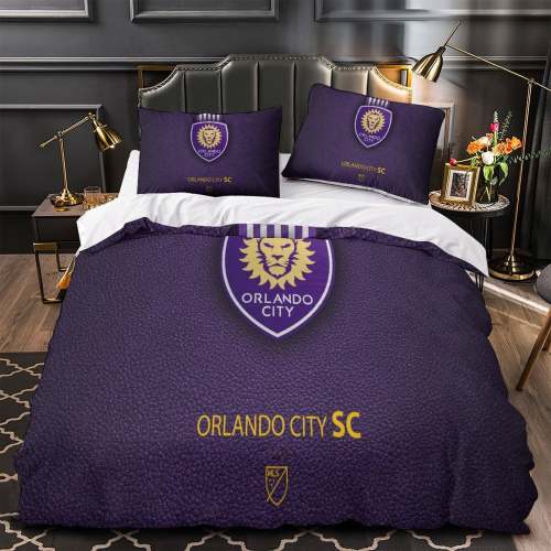 Orlando City Sc Bedding Set Duvet Cover Without Filler