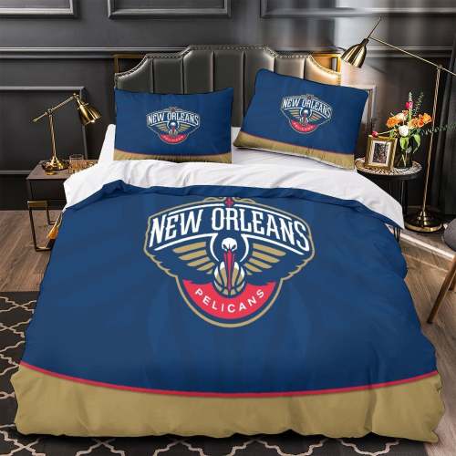 Orleans Pelicans Bedding Set Duvet Cover Without Filler